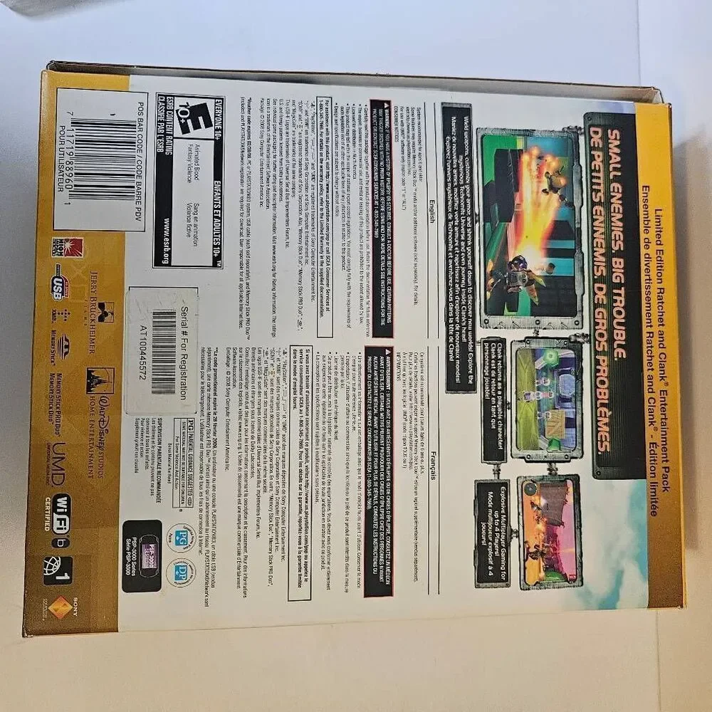 Bundle Sony PSP 3000 Ratchet & Clank Limited Edition.